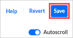 A red box highlighting the Save button.